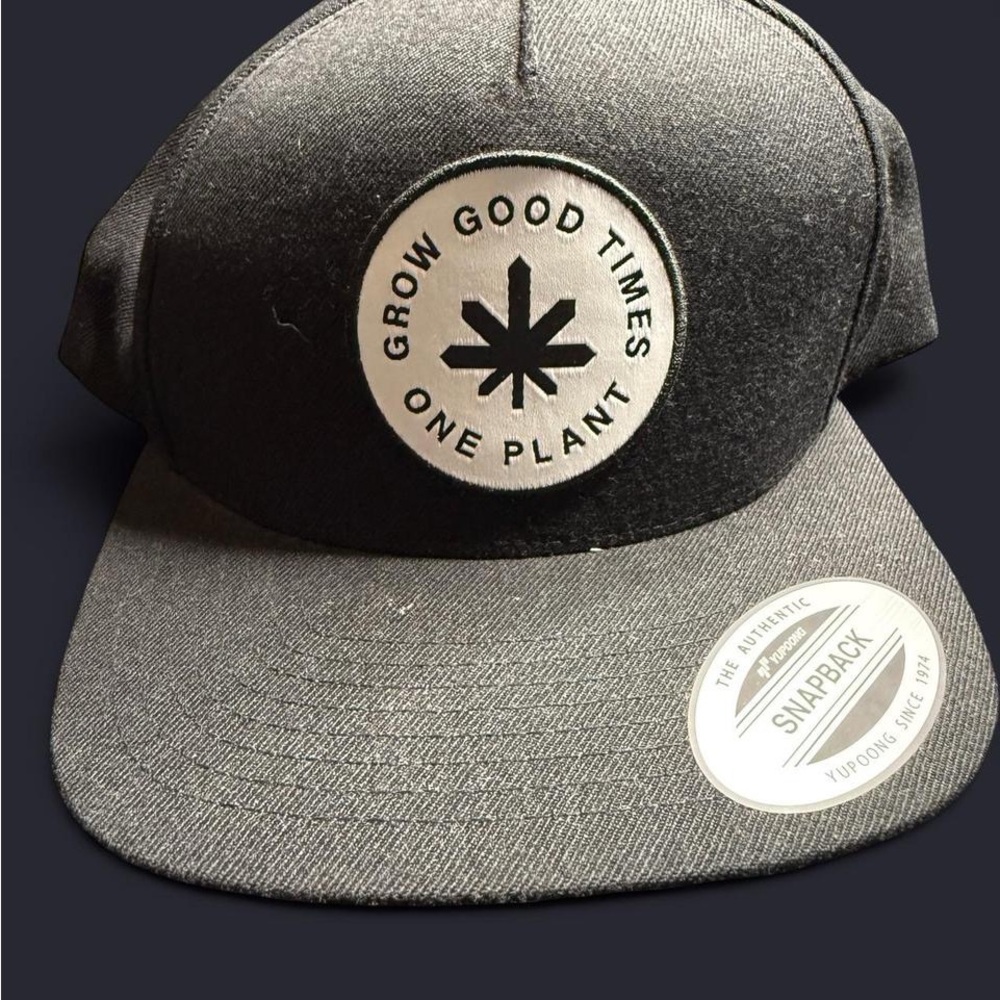Black Snapback Hat with Logo